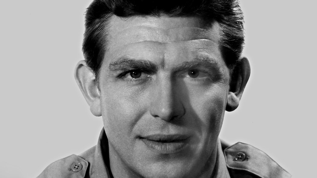 Publicity photo of Andy Griffith looking at the camera