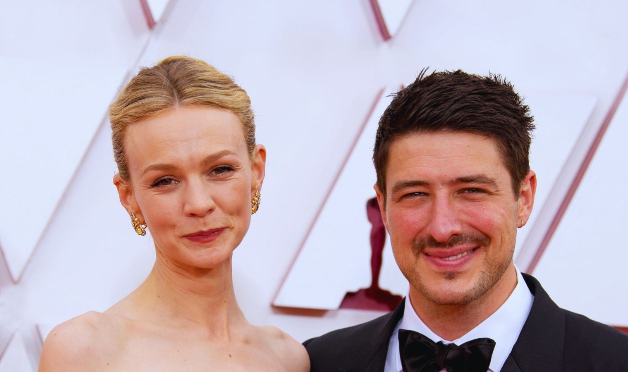 Gettyimages - 1314428291, Carey Mulligan and Marcus Mumford attend the 93rd Annual Academy Awards at Union Station on April 25, 2021 in Los Angeles, California.