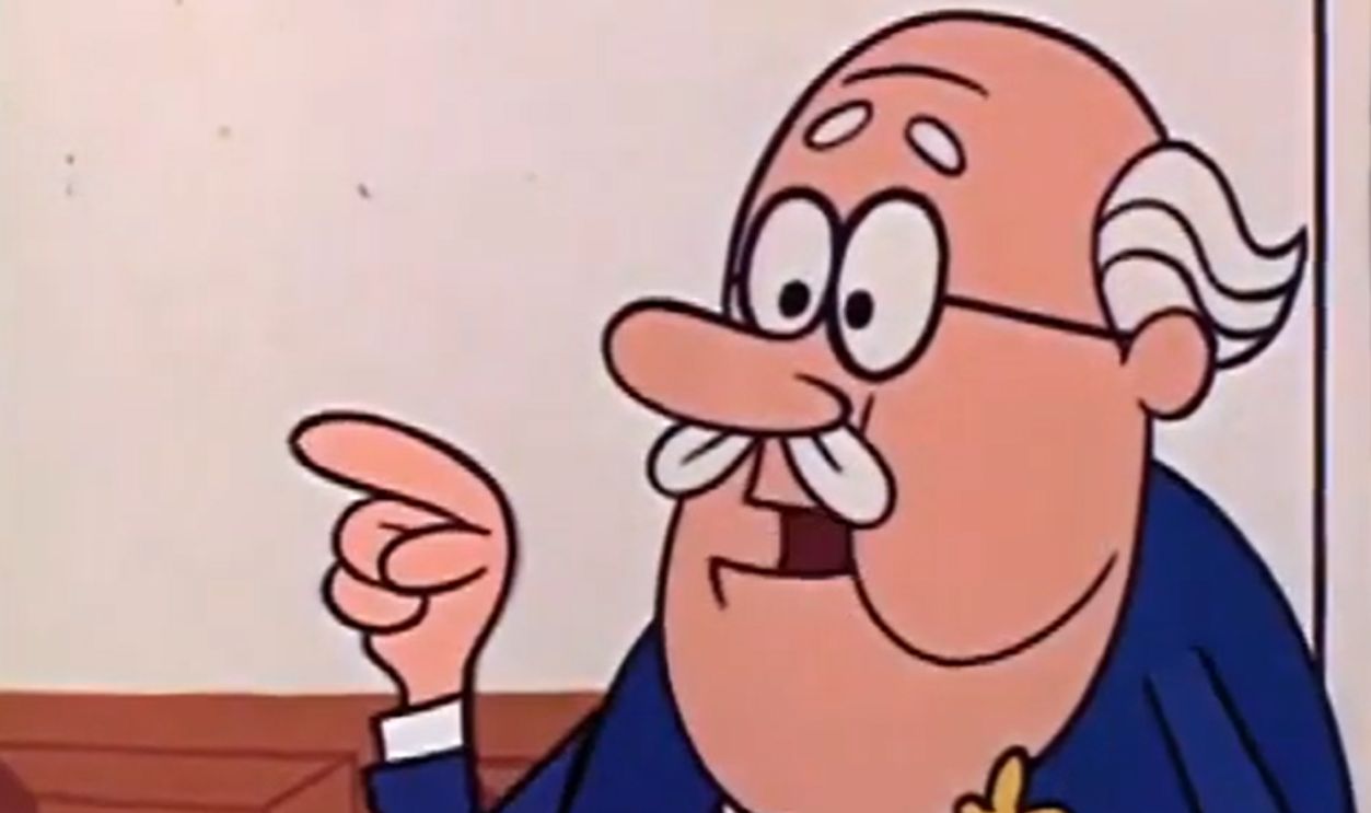 Screenshot from Tennessee Tuxedo and His Tales (1963–1966)
