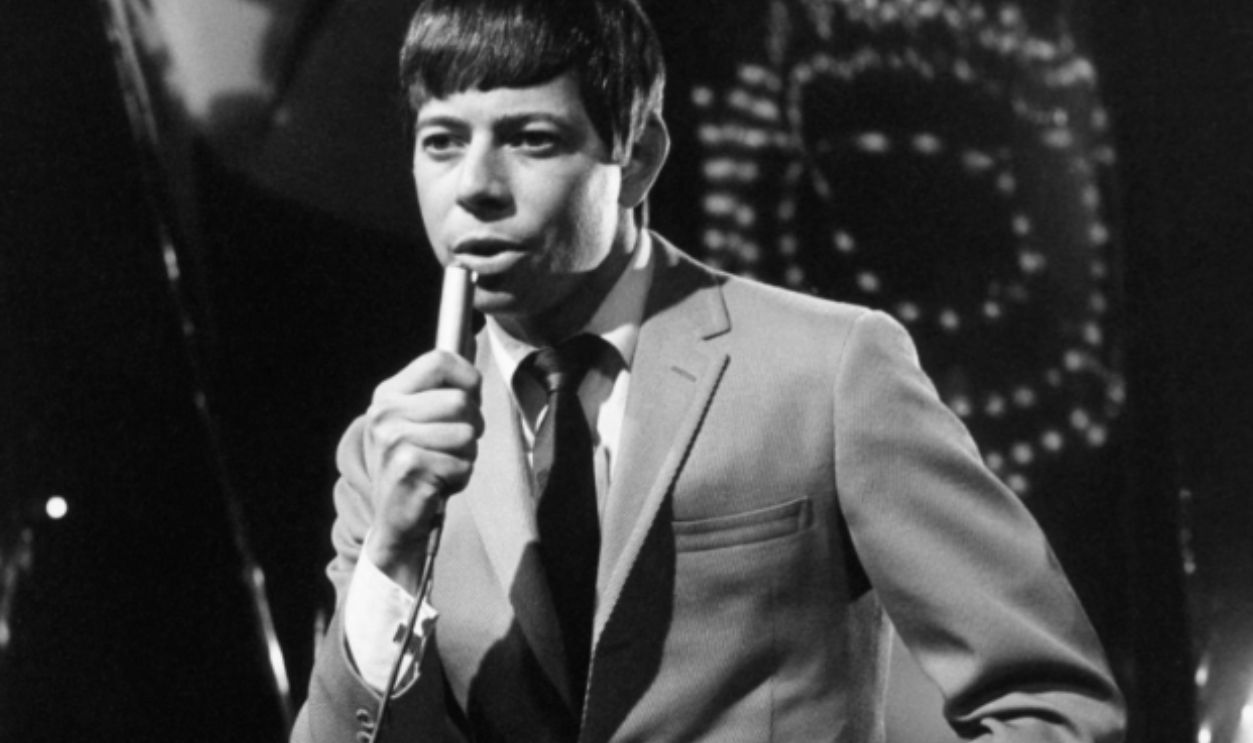 American singer Bobby Goldsboro performs the song 'Honey' on the set of the BBC Television pop music television show Top Of The Pops at Lime Grove Studios in London on 2nd May 1968.