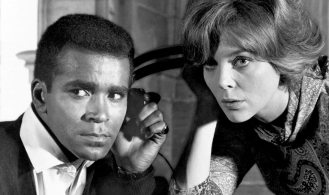 LOS ANGELES - JANUARY 1: Actors Greg Morris (left) and Barbara Bain star in a 1968 episode of the CBS television series 
