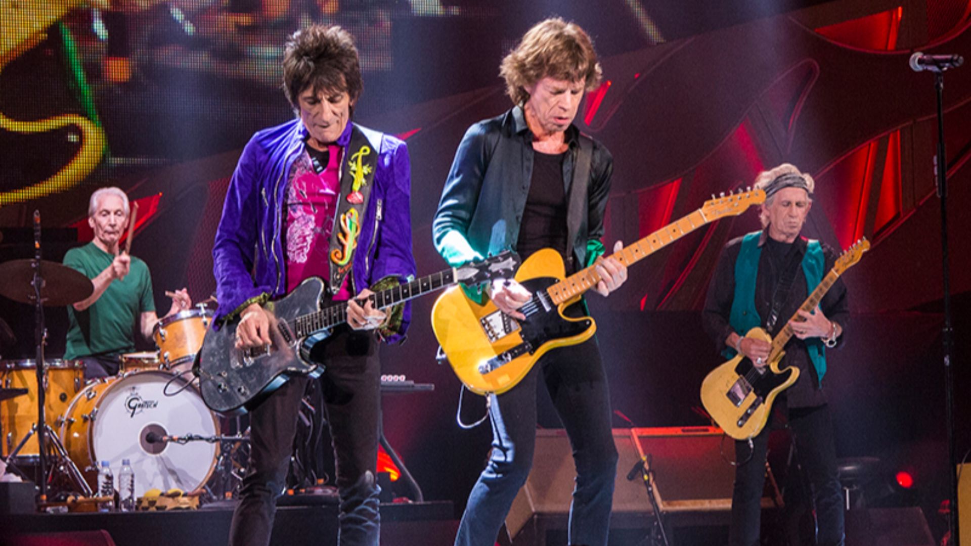 The Rolling  Stones onstage at Summerfest 2015