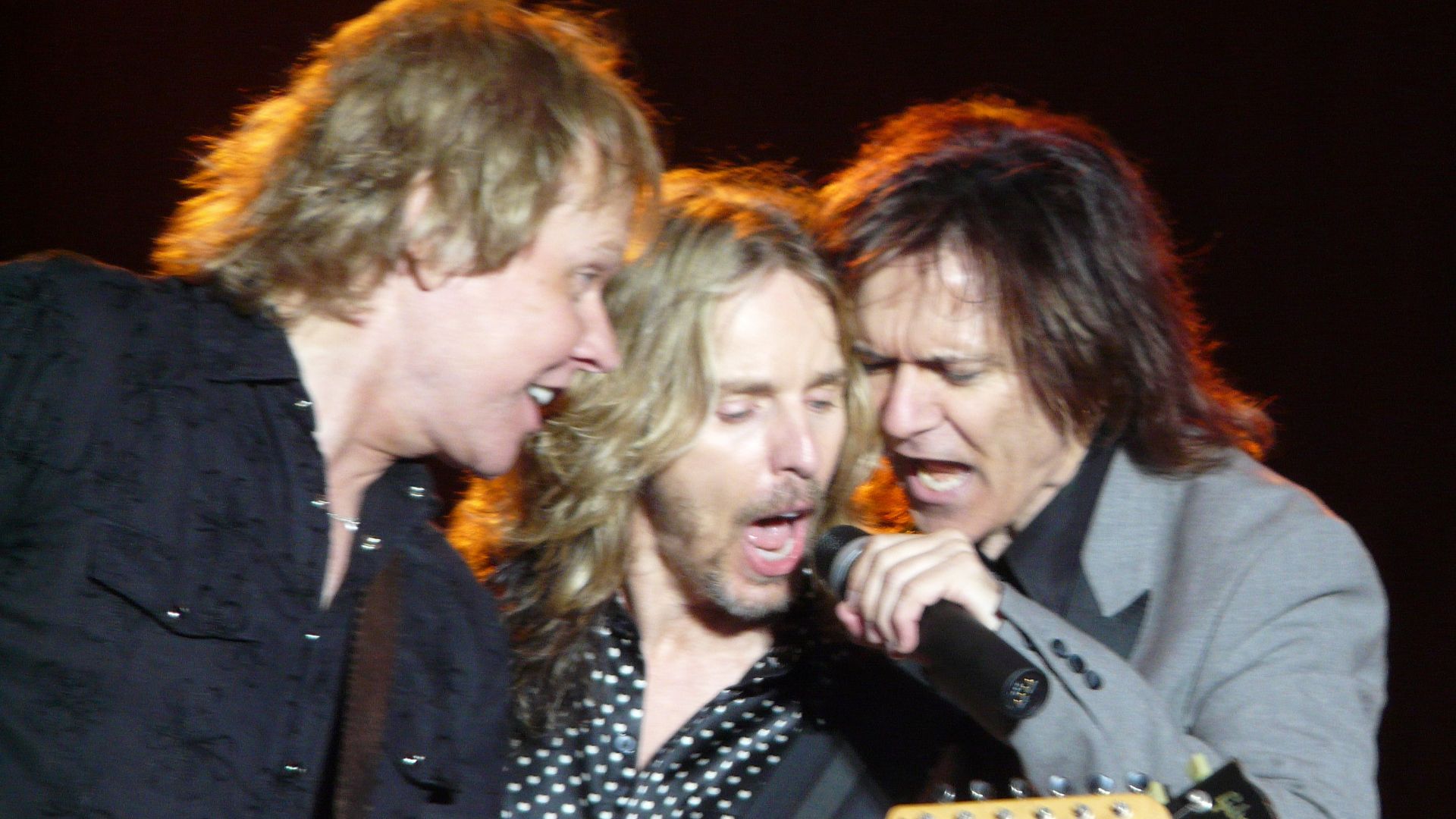 STYX
Taken by Matt Becker, melodicrockconcerts@gmail.com
STYX at the Grand Casino in Hinckley, MN on June 13, 2008

L to R: James