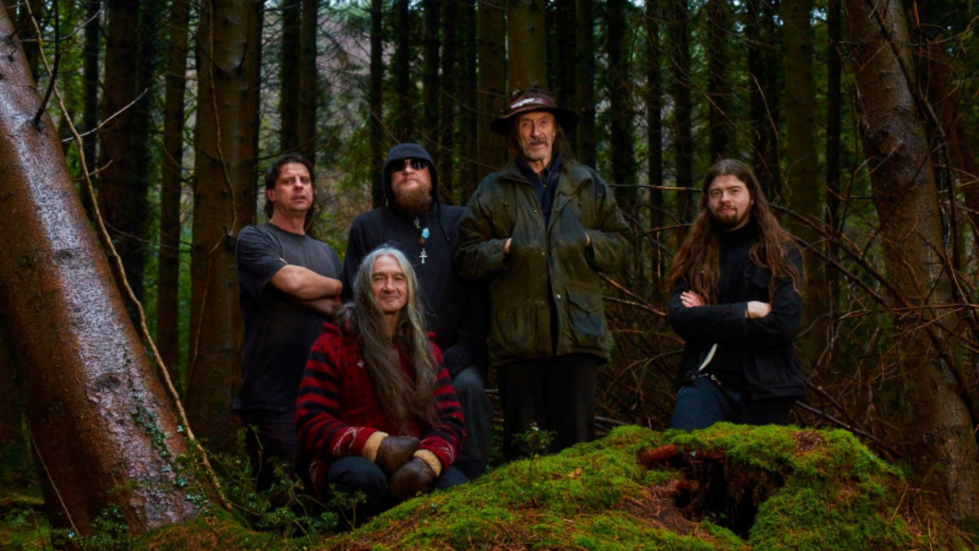 Hawkwind на момент выпуска нового альбома Into The Woods, 2017.