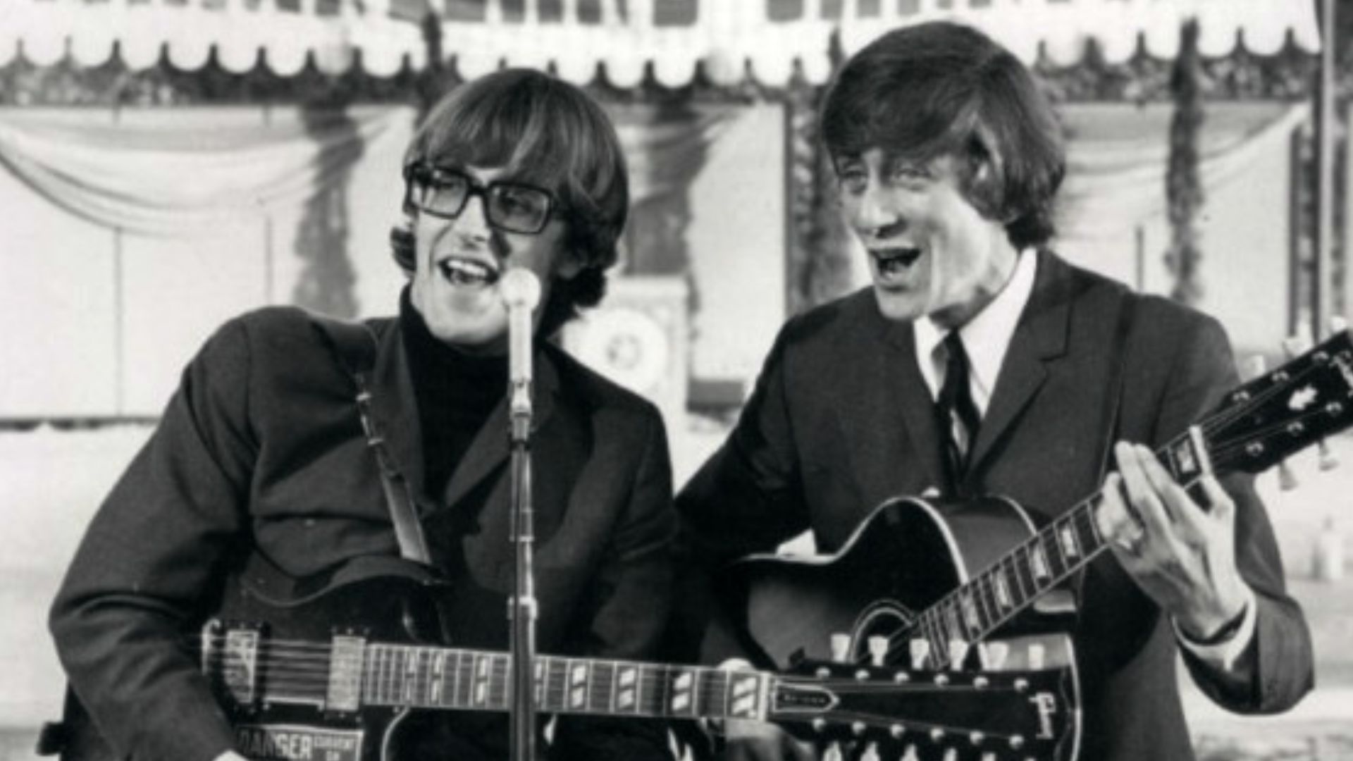 Publicity photo of Chad and Jeremy from a television special at Marineland aired by CBS Television.