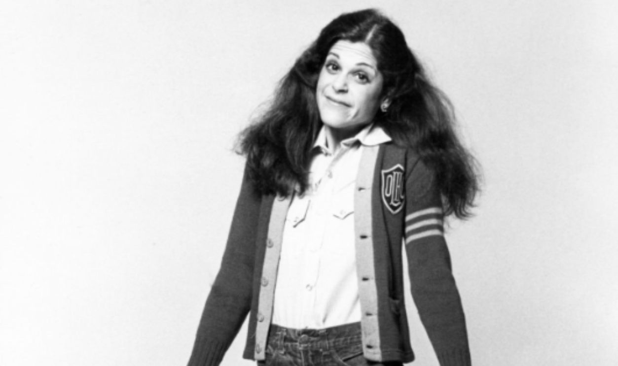 Portrait of American actress and comedienne Gilda Radner (1946 - 1989) as she poses against a white background, New York, New York, late 1970s.