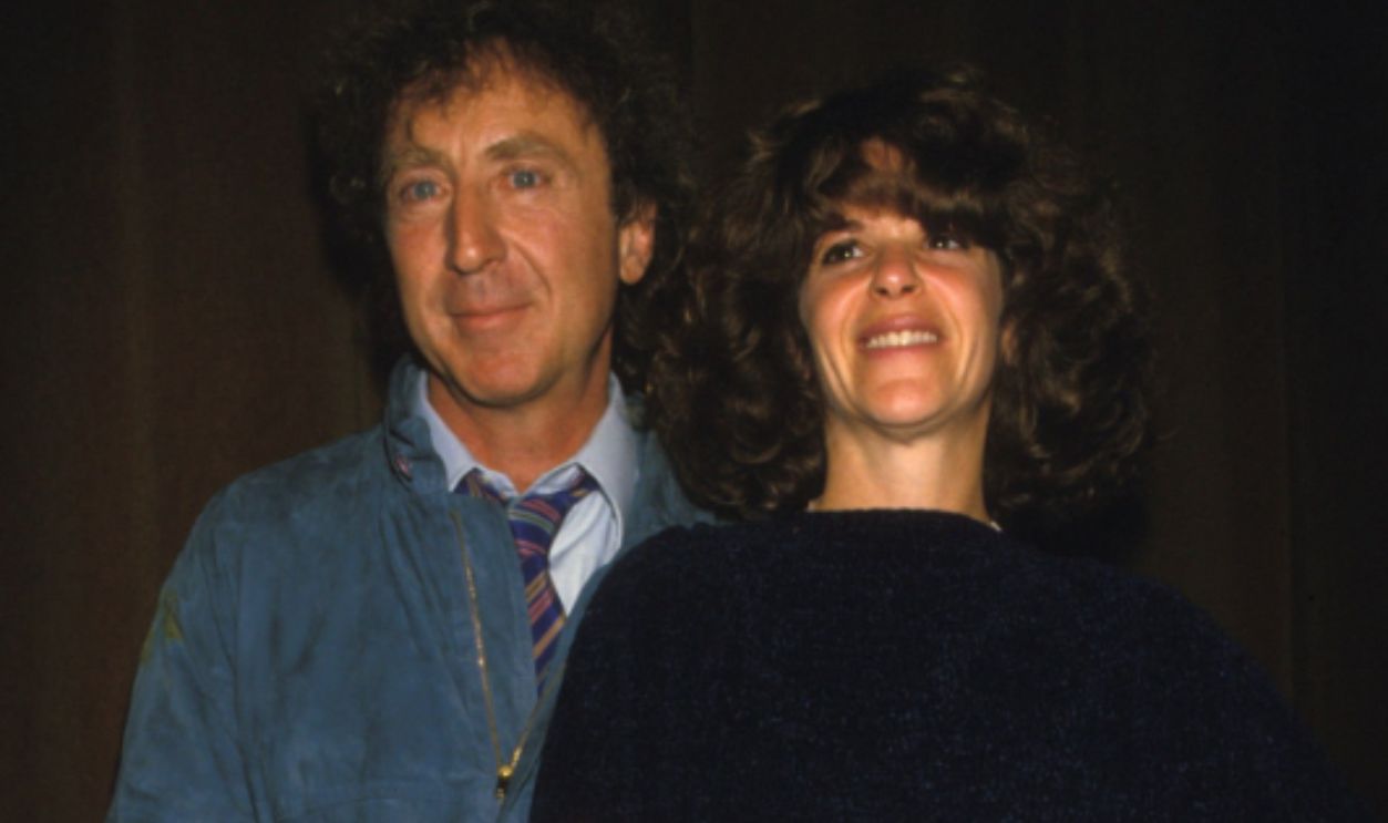 Gene Wilder et sa femme Gilda Radner lors du 10ème Festival de Deauville le 9 septembre 1984, France. 