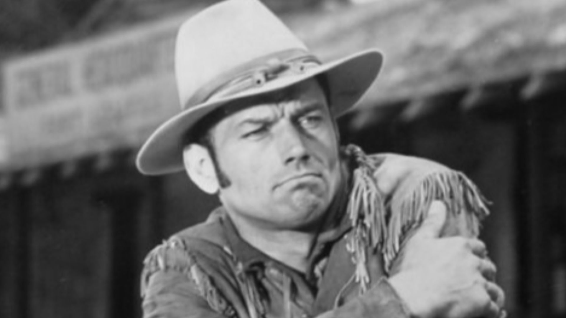 Photo of Ralph Taeger as Hondo Lane from the television program Hondo.