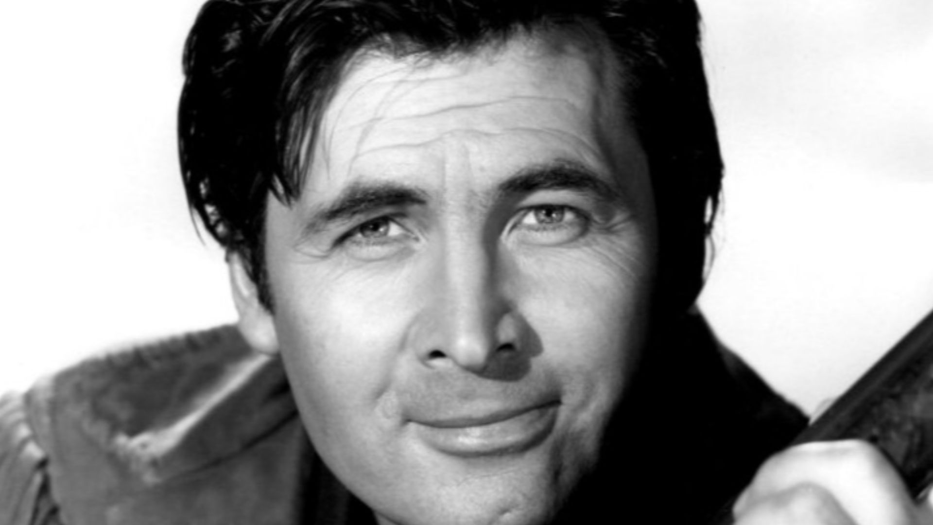 Photo of Fess Parker as Daniel Boone from the television program Daniel Boone.