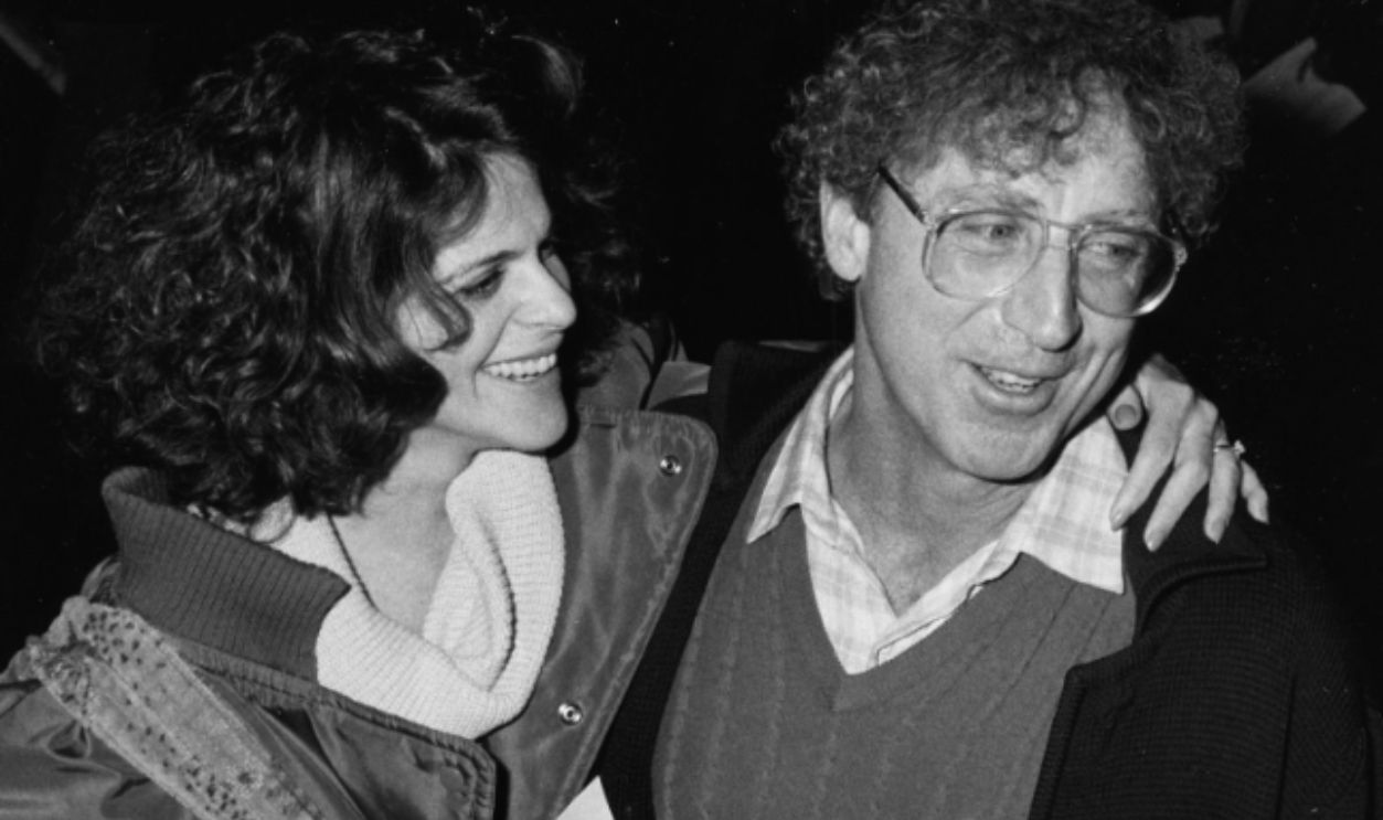 Comedians and spouses Gene Wilder and Gilda Radner attending the premiere of the new Woody Allen film 'Hannah and her Sisters', at the UA Coronet Theater in Los Angeles, January 16th 1986.
