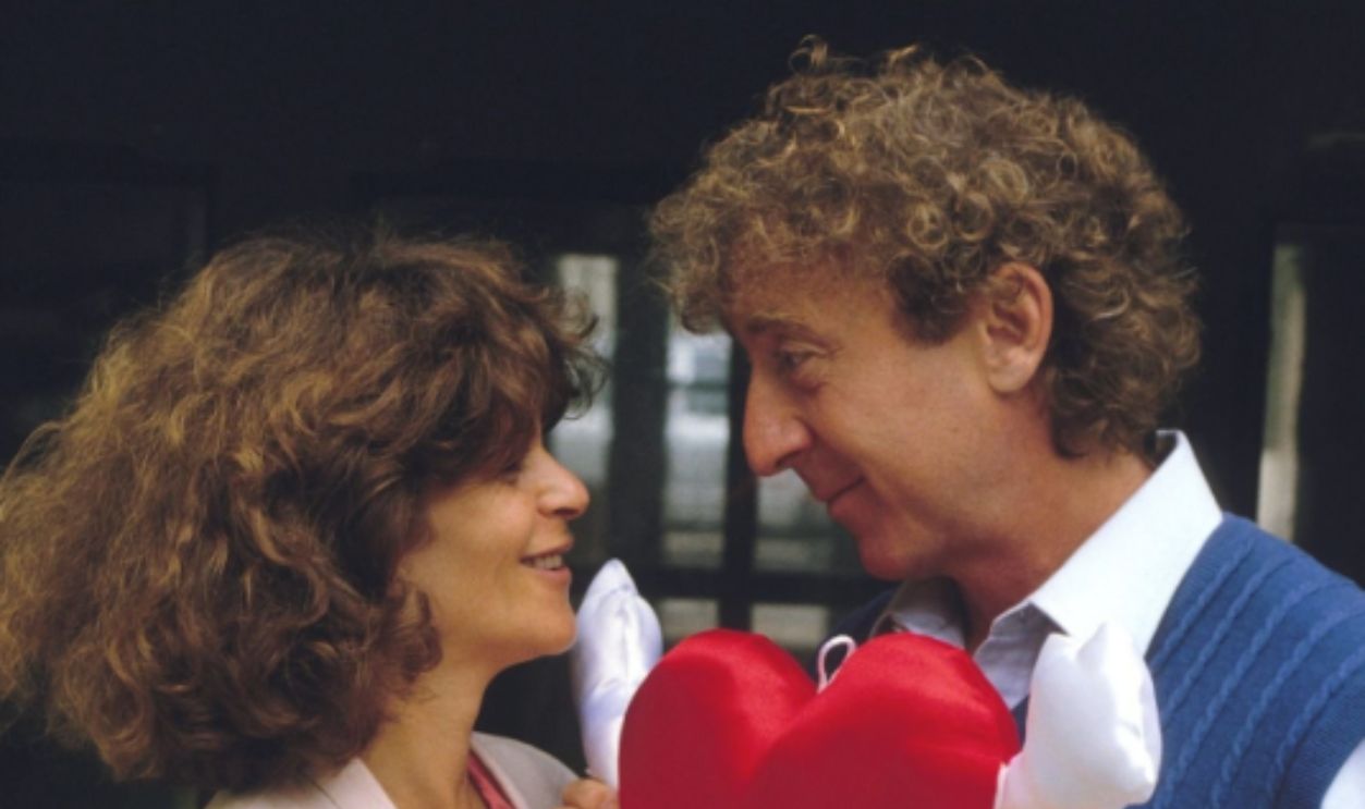11/09/1984. CLOSE-UP GENE WILDER ET GILDA RADNER AU FESTIVAL DE DEAUVILLE. 