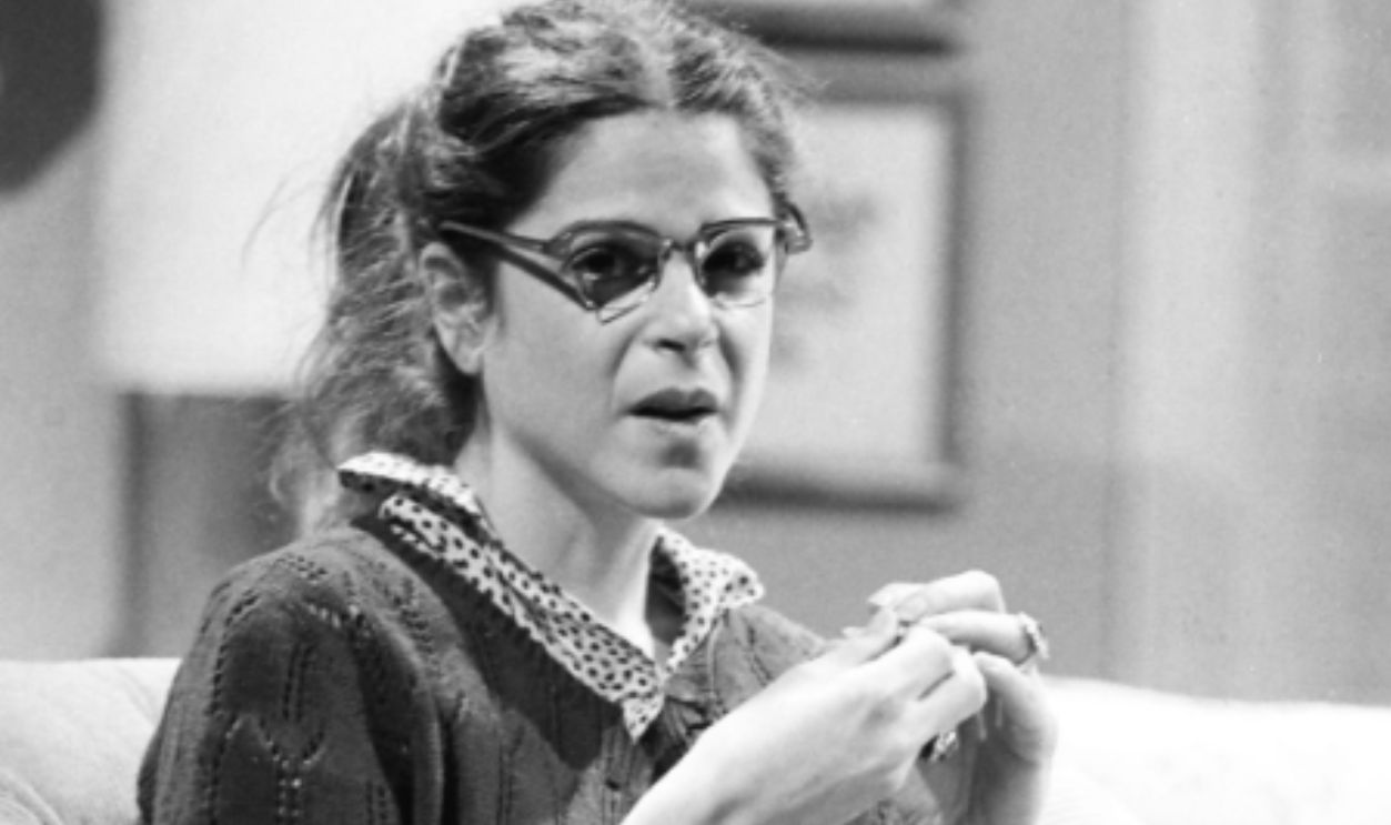 SATURDAY NIGHT LIVE -- Episode 10 -- Pictured: Gilda Radner as Emily Litella during the 'Weekend Update' skit on on December 11, 1976
