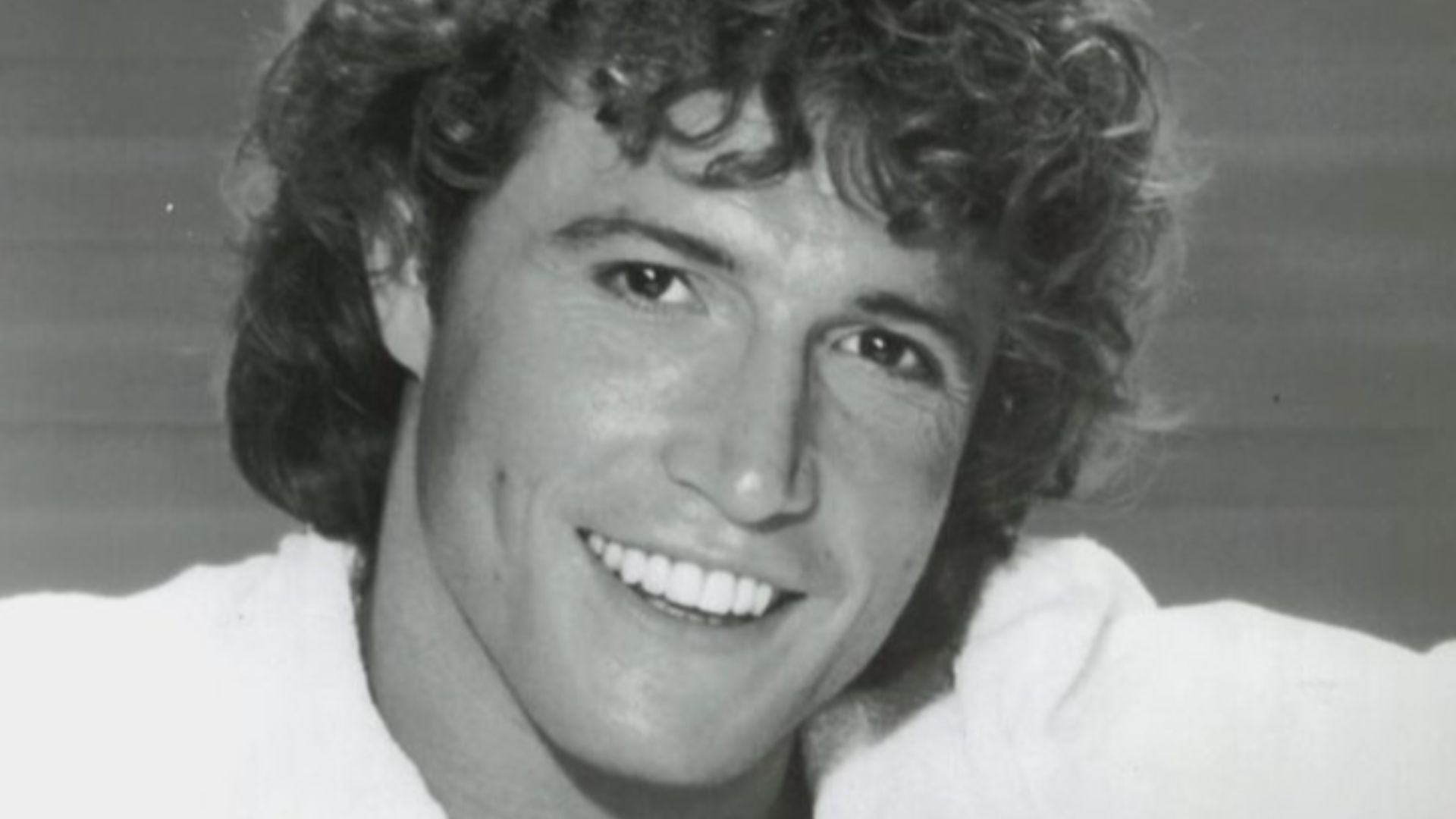 Publicity photo of Andy Gibb taken on Solid Gold, which he co-hosted from 1981 to 1982.