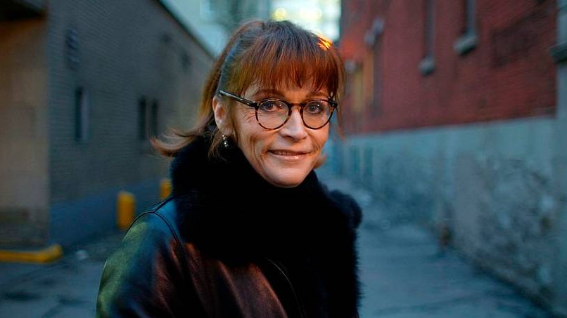 A portrait of actress Margot Kidder, photographed in Montreal.