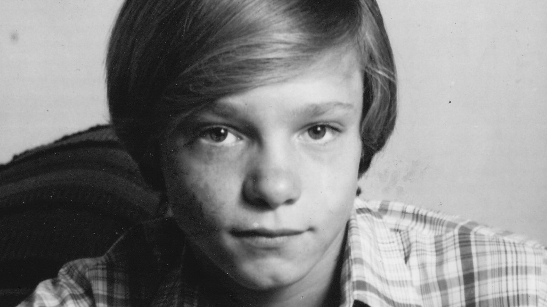 Publicity photo of teen actor Lance Kerwin during his time as the star of the NBC television series James at 15.
