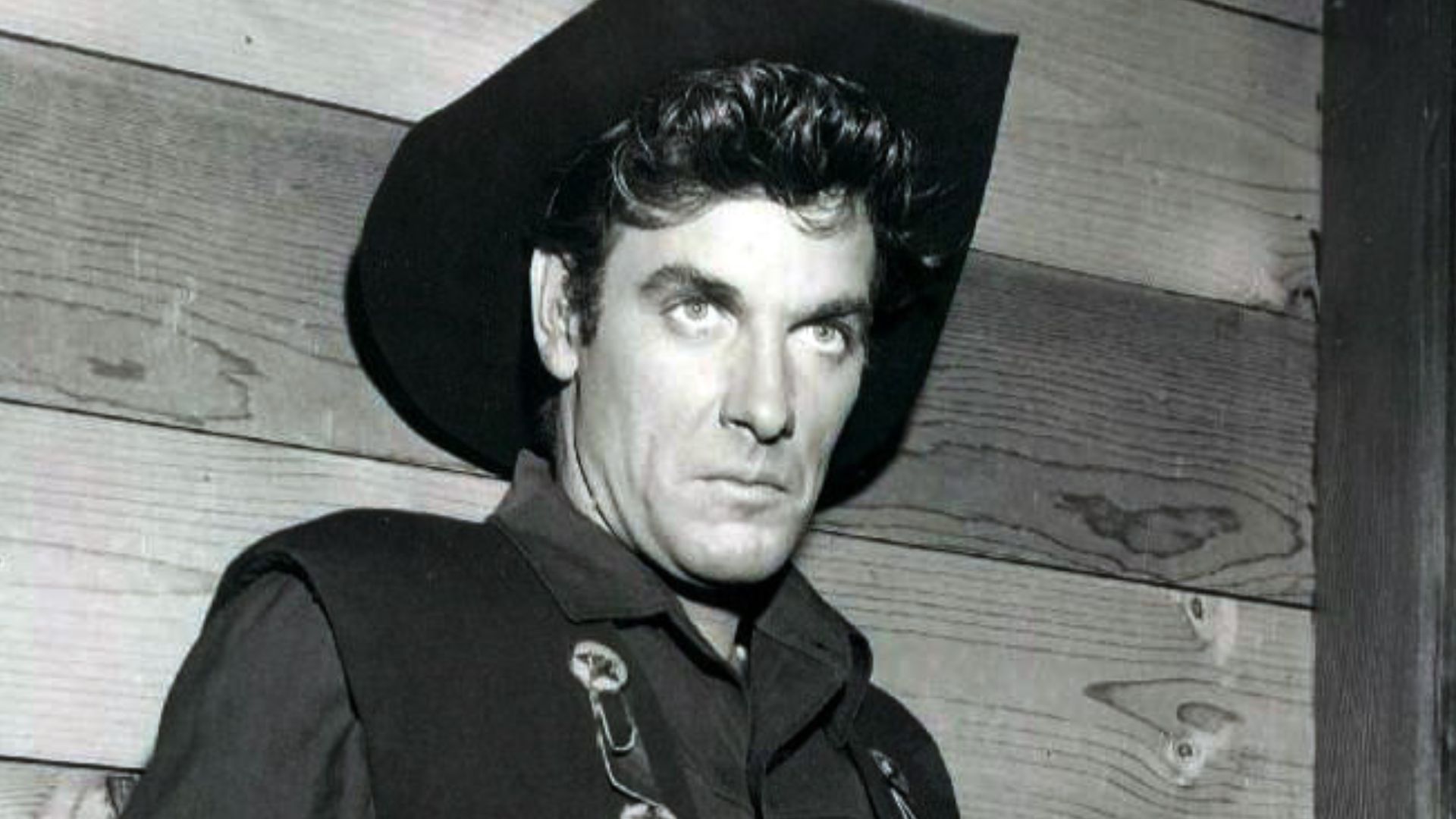 Photo of James Best from the television program Frontier.  The episode is