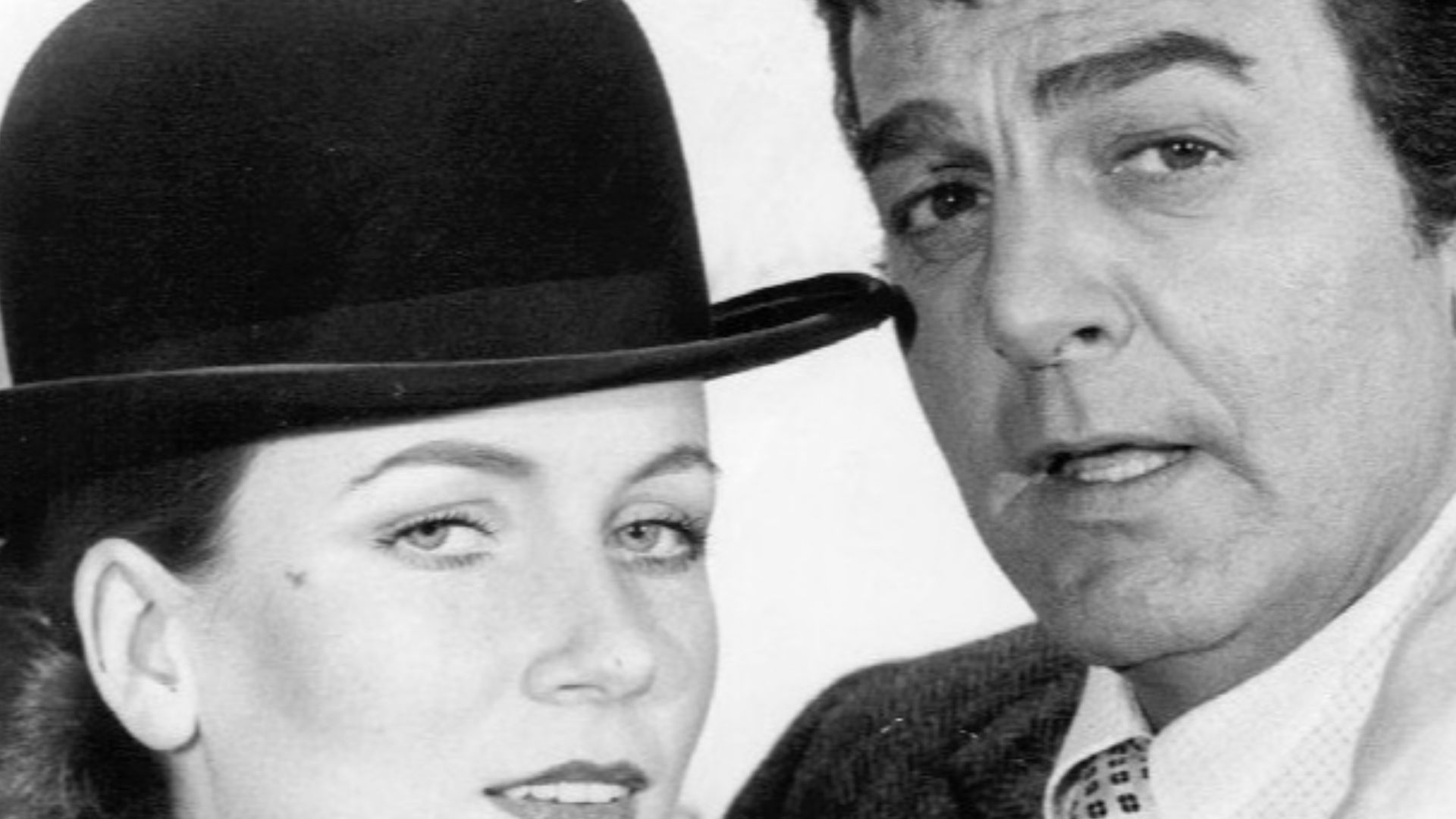 Photo of Genevieve Gilles and Mike Connors from the television series Mannix.