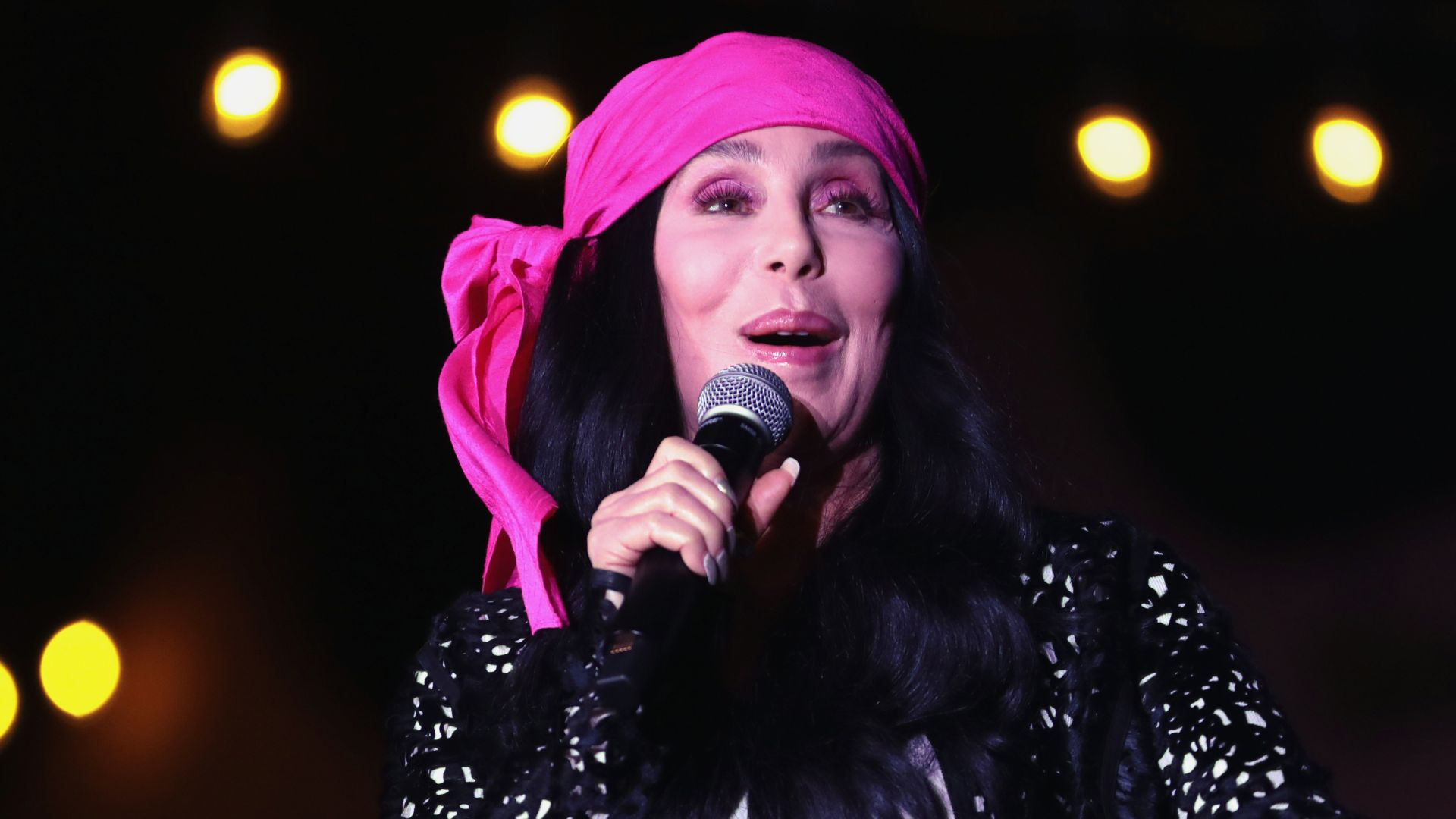 Cher speaking with supporters of former Vice President Joe Biden at a campaign rally at Corona Ranch and Rodeo Grounds in Phoenix, Arizona.

Please attribute to Gage Skidmore if used elsewhere.