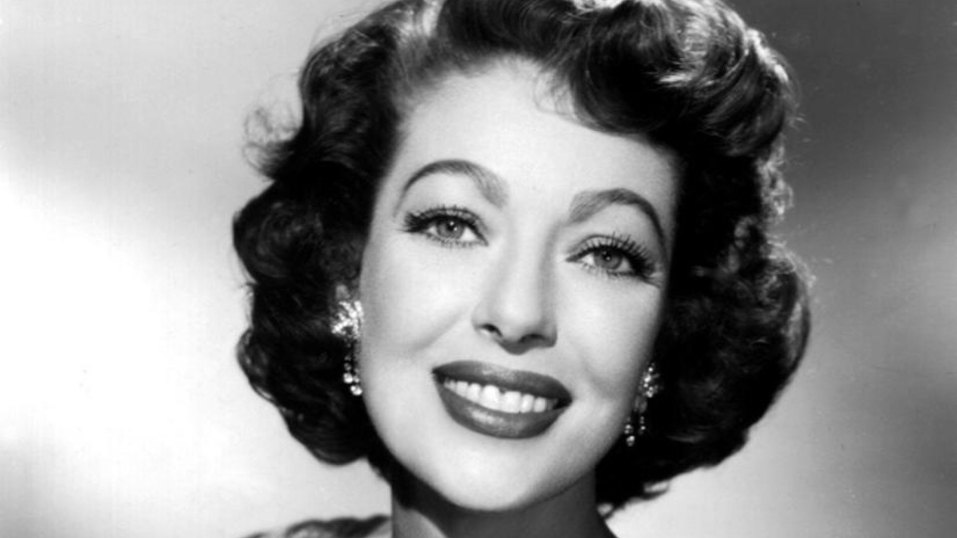 A promotional shot of Loretta Young