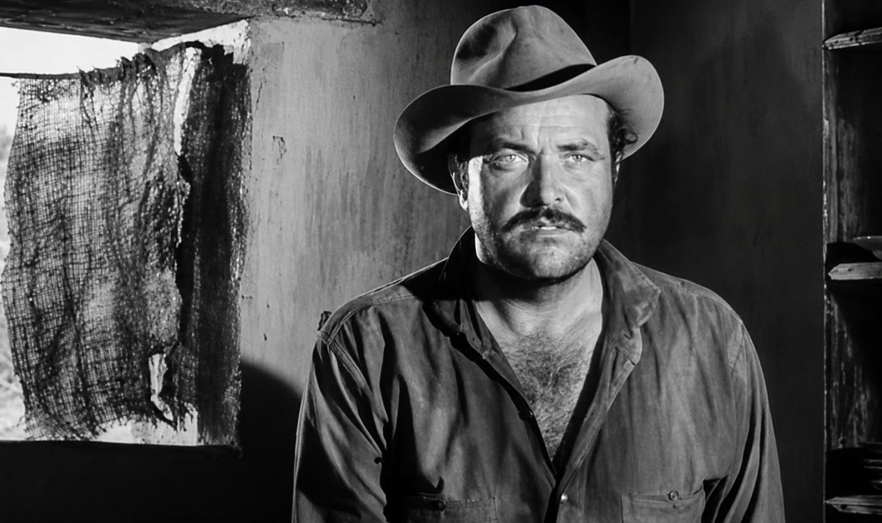 Screenshot from  The Ride Back (1957) 