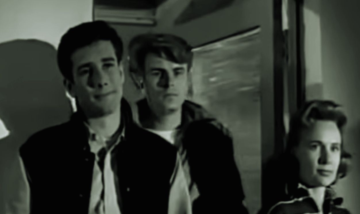 Screenshot from Teenage Thunder (1957)
