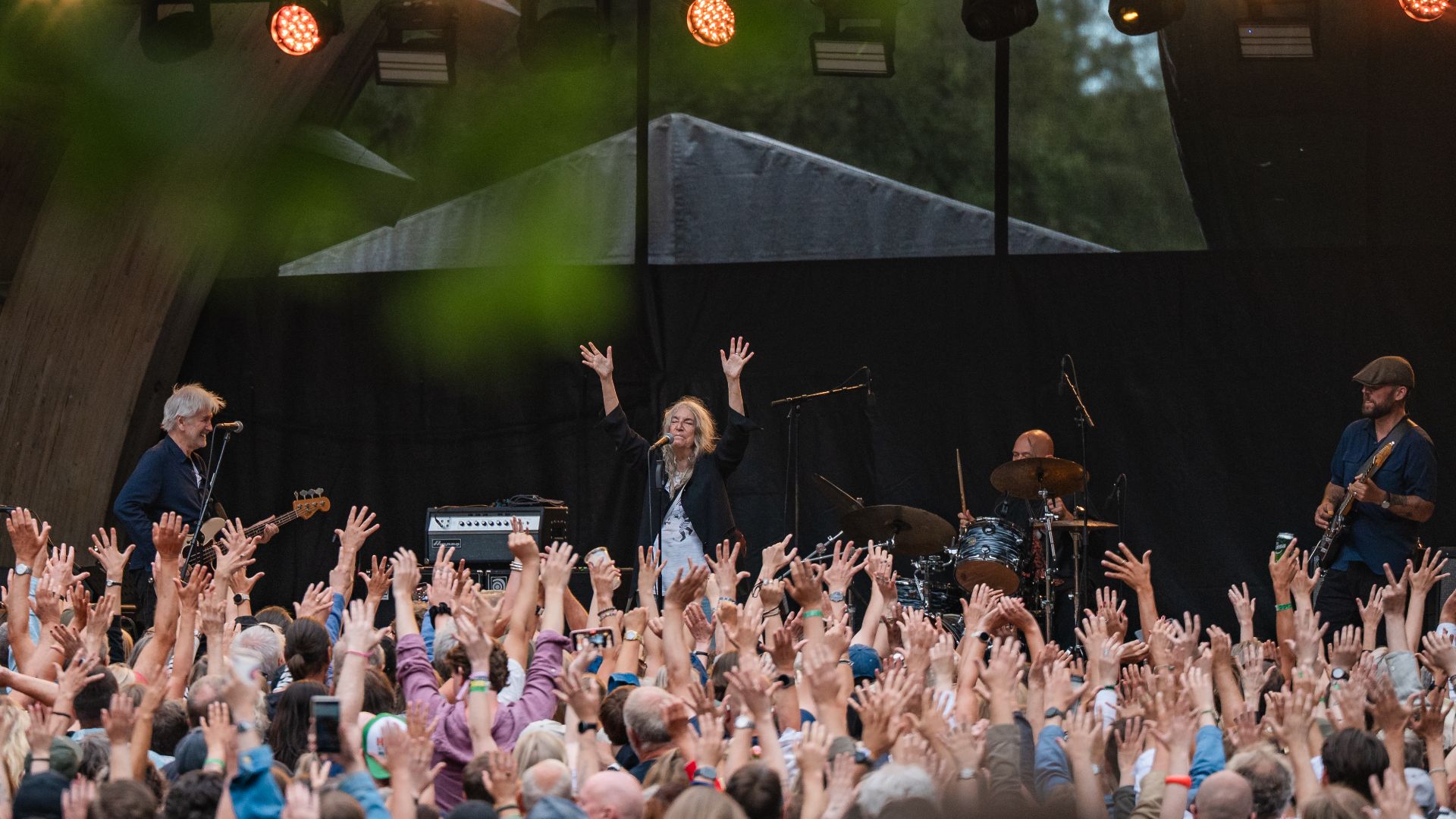 Patti Smith Quartet at the Ravnedalen Live open air festival in Kristiansand, Norway, 2026