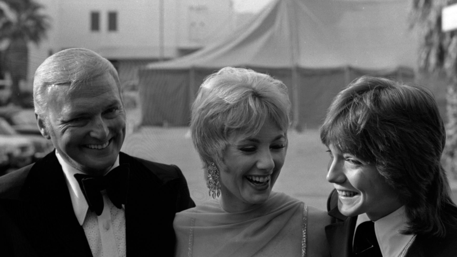 EMMY NOMINEE—Jack Cassidy, left, one of nominees for National Academy of Television Arts and Sciences' awards, arrives Sunday at Hollywood Palladium for ceremony with wife Shirley Jones and son, David Cassidy. Elder Cassidy was nominated for performance i