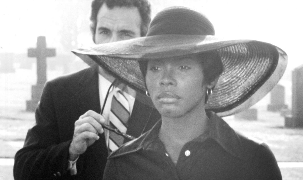 Actress Gloria Hendry on set of the movie 