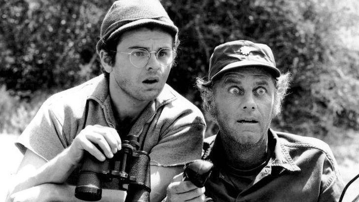 Gary Burghoff And Mclean Stevenson - Mash 1972
