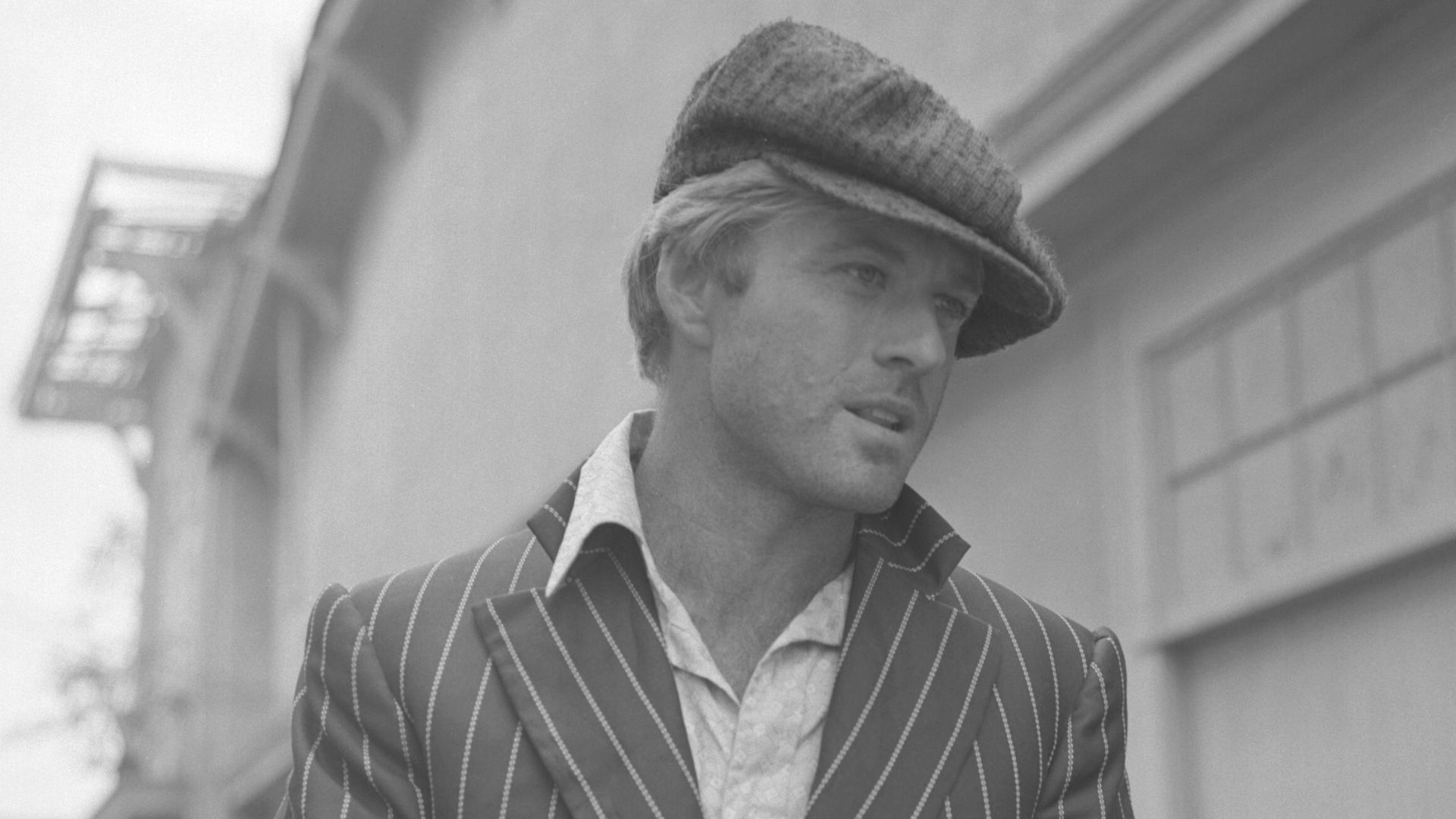 Robert Redford advocating against the demolition of Santa Monica Pier while filming The Sting on the pier.