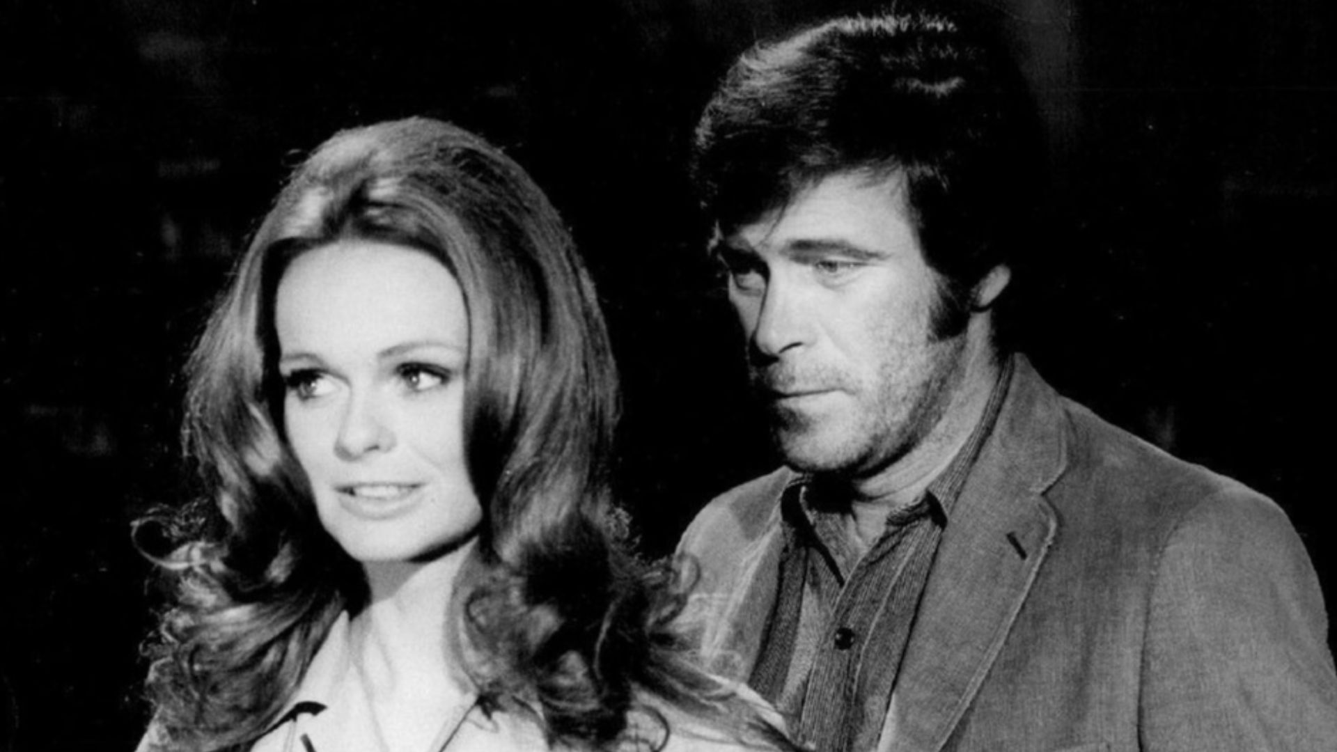 Photo of Lynda Day George with husband Christopher George who was a guest star on Mission:Impossible in 1971.