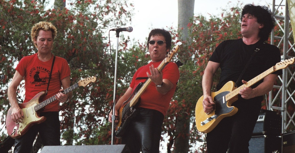 The Romantics performing at Gulfstream Park in Hallendale, FL.