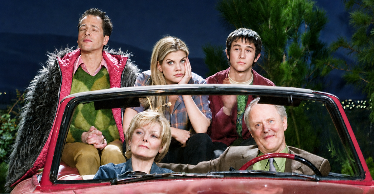 Cast members from 3rd Rock From The Sun. From back left and clockwise: French Stewart, Kristen Johnston, Joseph Gordon-Levitt, John Lithgow and Jane Curtain.