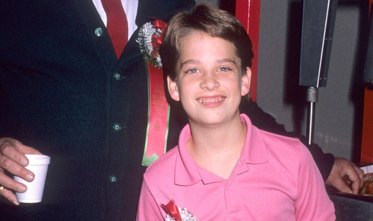 HOLLYWOOD, CA - NOVEMBER 27: Actor Christopher Hewett and actor Brice Beckham attend the 57th Annual Hollywood Christmas Parade on November 27, 1988 at KTLA Studios in Hollywood, California.