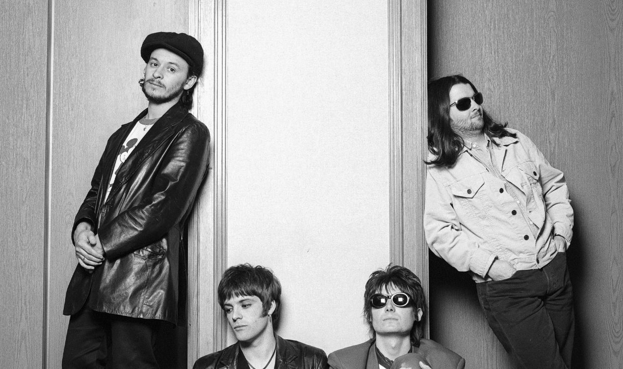 Welsh rock group Manic Street Preachers, London, 1993. Left to right: James Dean Bradfield, Richey Edwards, Nicky Wire and Sean Moore.