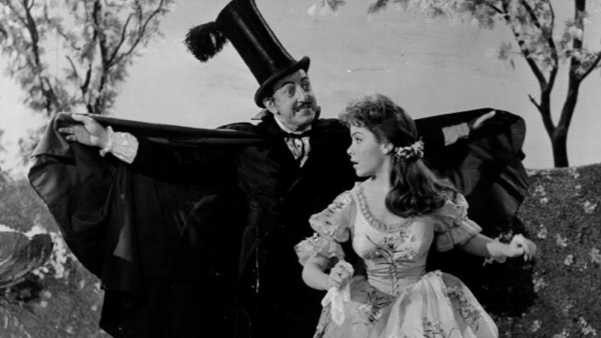 Ray Bolger and Annette Funicello in Babes in Toyland