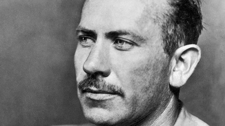 Portrait of John Steinbeck looking away