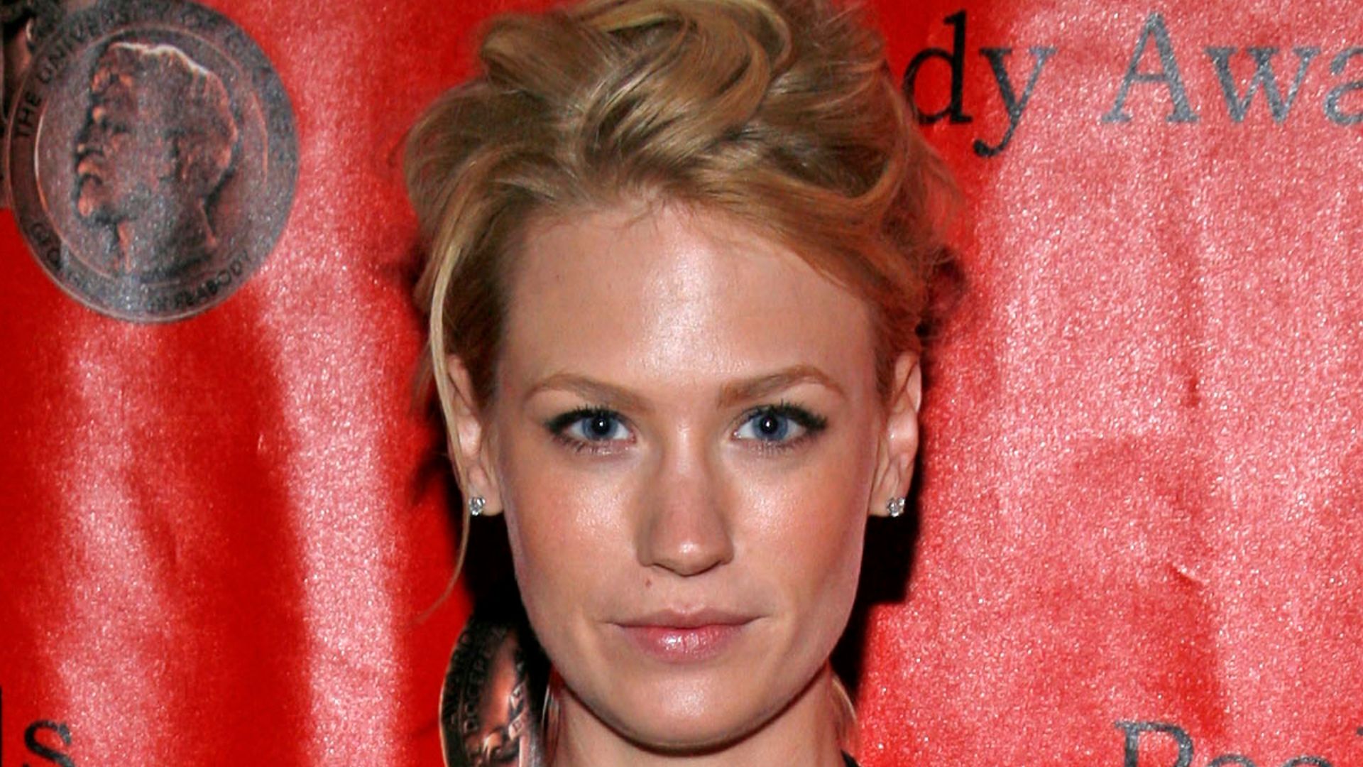 American actress and model January Jones at 67th Annual Peabody Awards Luncheon, Waldorf Astoria Hotel, New York City (New York, United States), June 16, 2008.