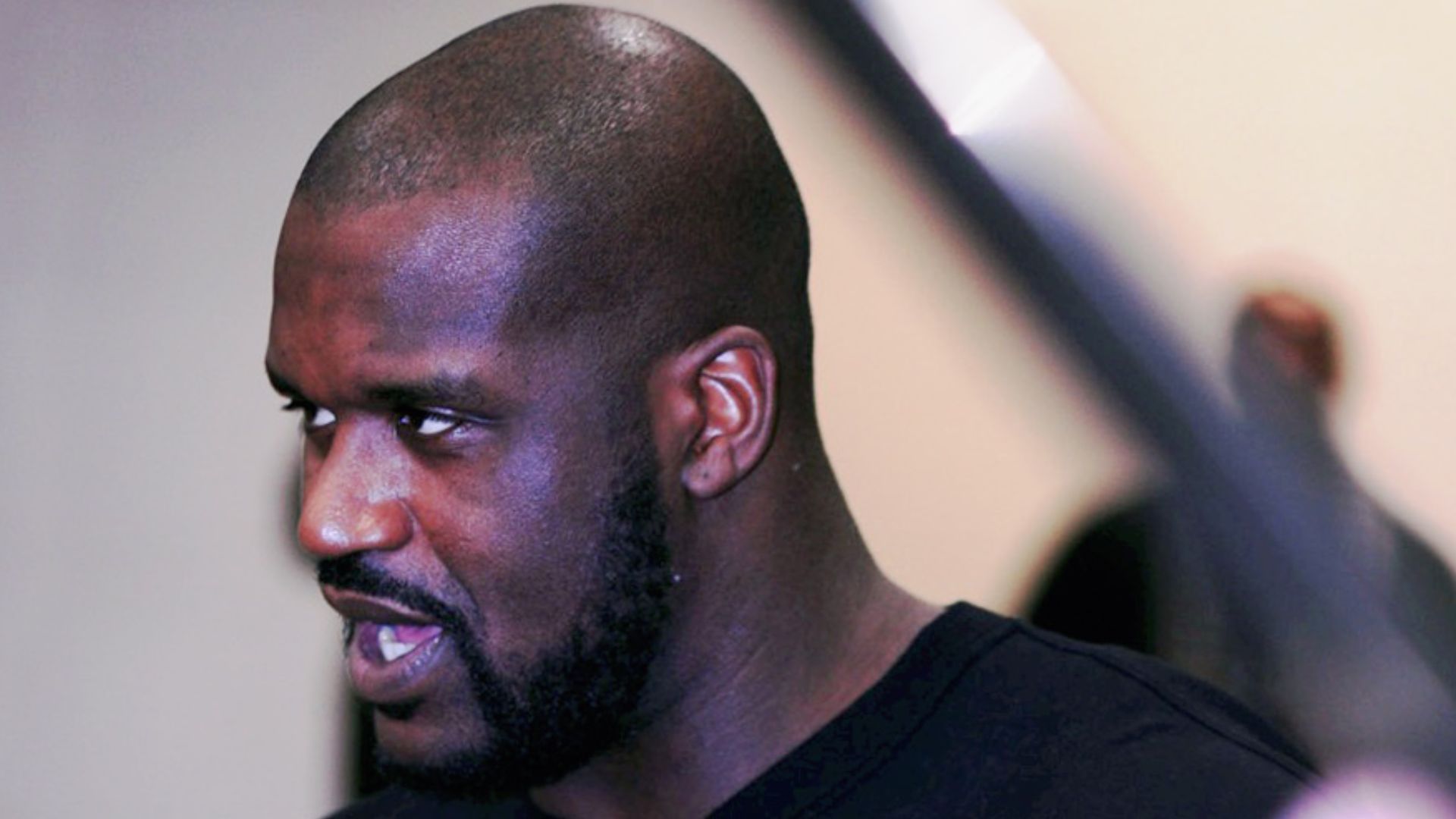 Shaquille O'Neal at the Buckley Air Force Base, Colorado.