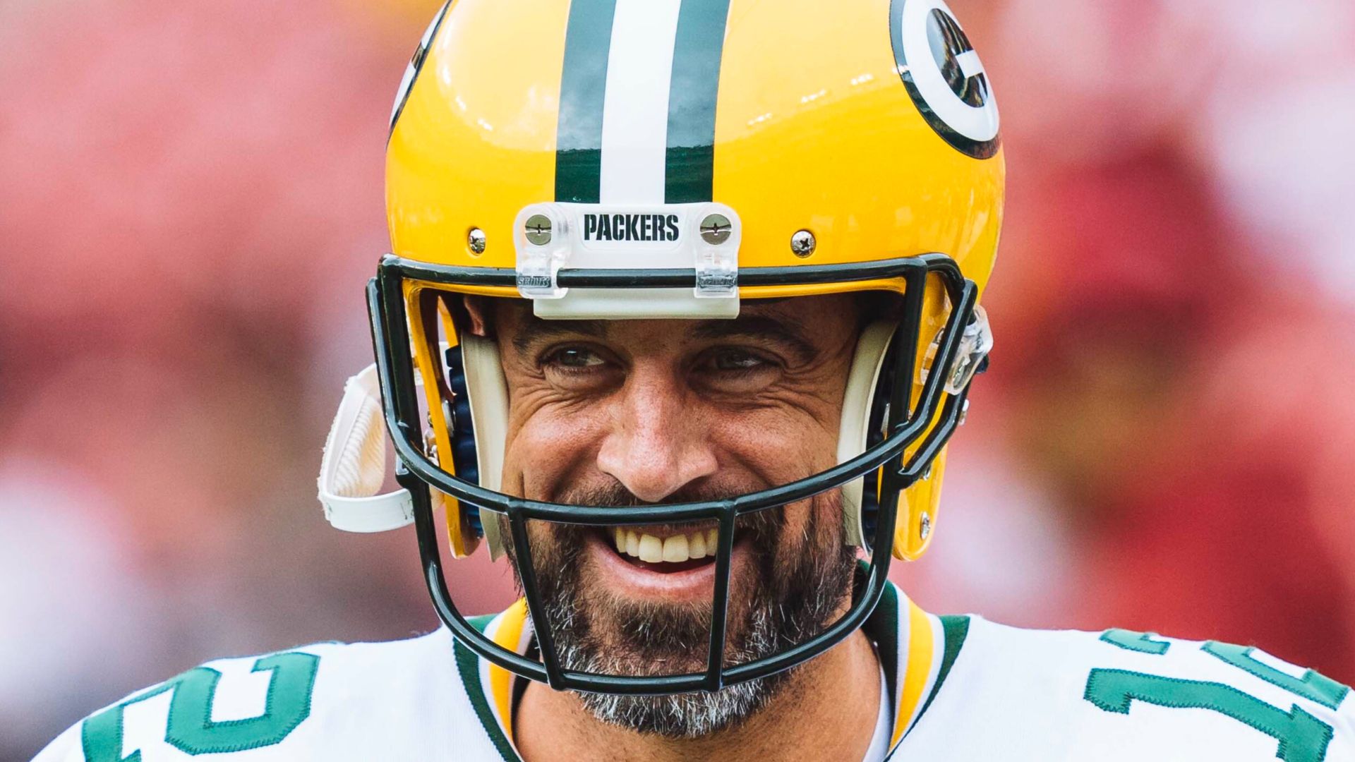 Green Bay Packers quarterback, Aaron Rodgers, in a game against the Washington Commanders at FedEx Field on October 23, 2022.