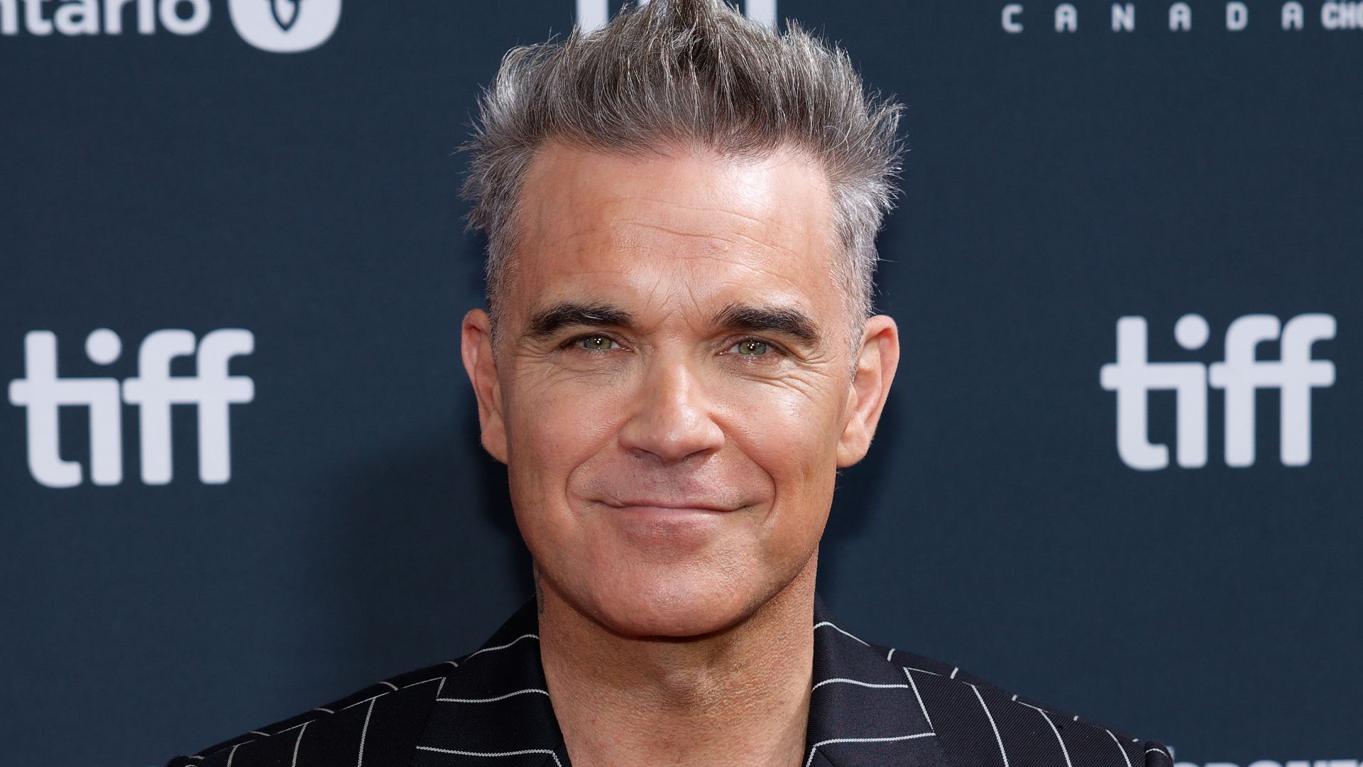 Robbie Williams, actor, at the 2024 Toronto International Film Festival (TIFF) for the movie Better Man.