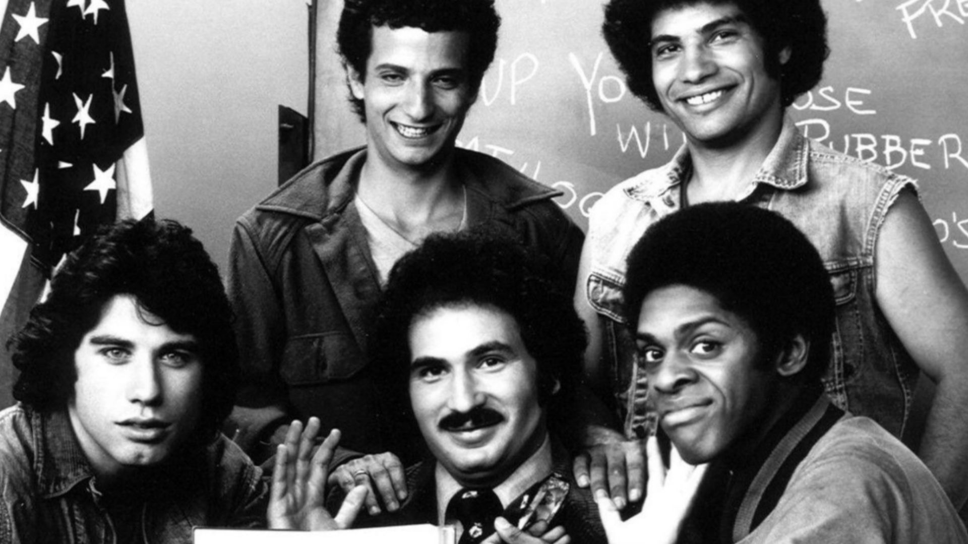 Main cast photo from the television program Welcome Back, Kotter.