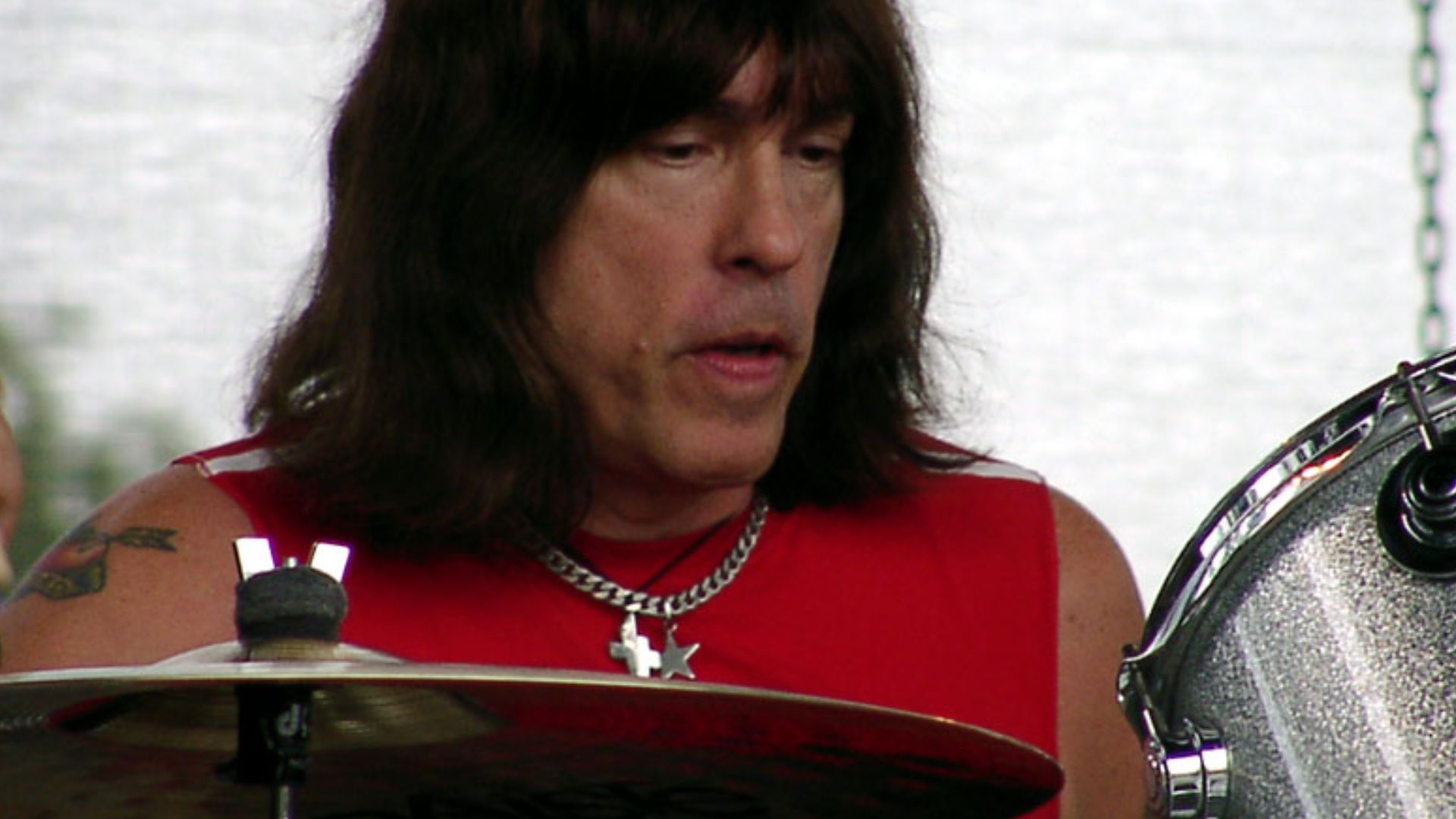 Marky Ramone performing with his band at Wacken Open Air 2005.