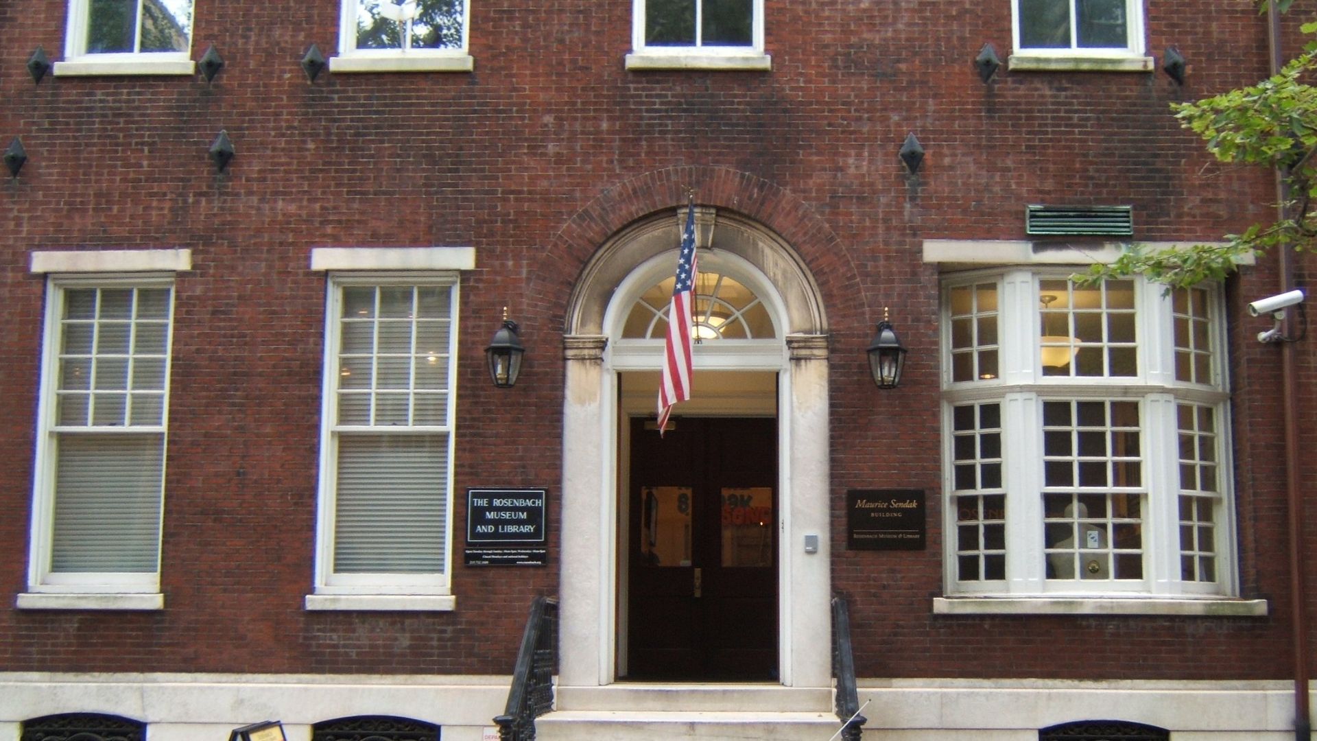 Rosenbach Museum and Library
2008-2010 Delancey Place
Philadelphia, PA 19103
Home of Dr. A.S.W. Rosenbach (1876-1952)
and his brother Philip, book dealers and collectors
The Maurice Sendak Building, ca. 1860 Townhouse