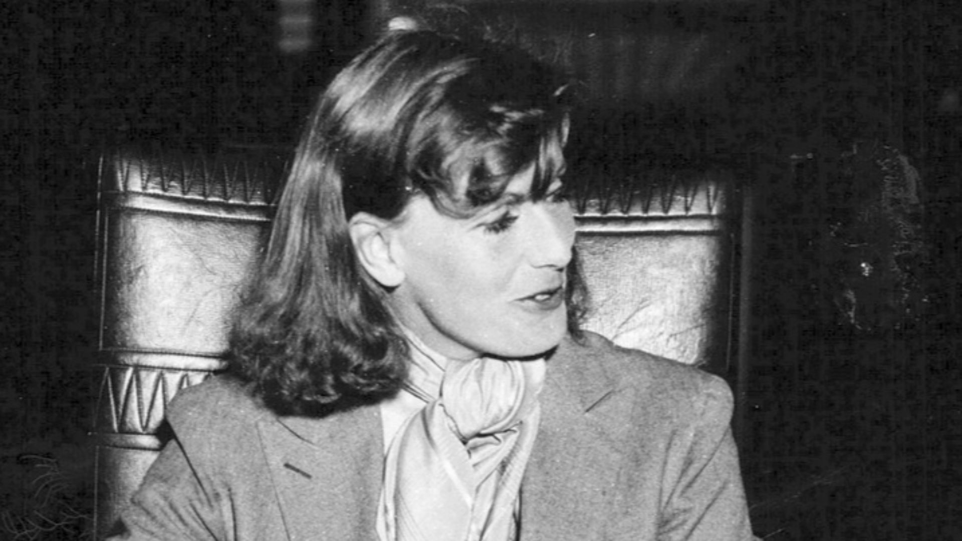 Greta Garbo vis ankomsten till Högsby, 1935
