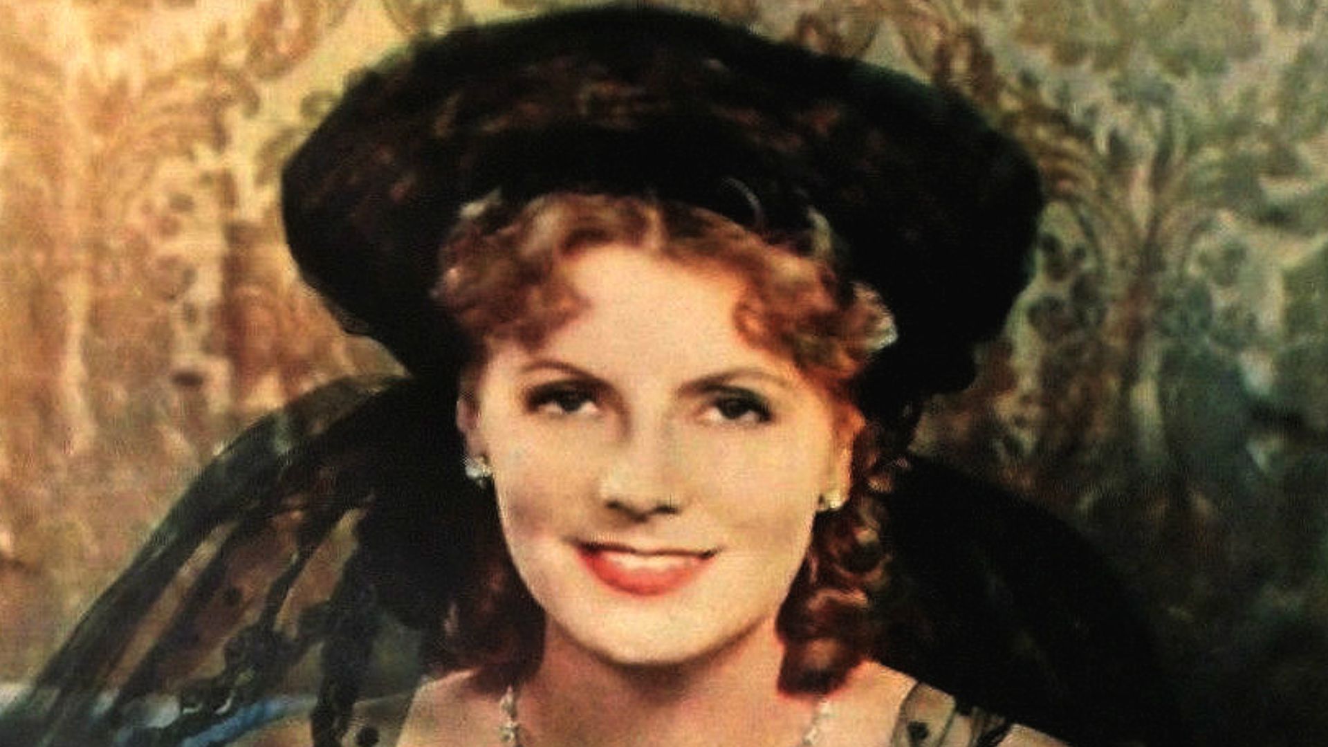 Photo of Greta Garbo from the front cover of the New York Sunday News magazine.