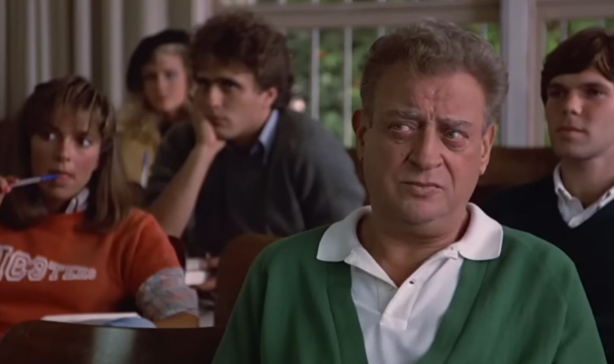 Screenshot from Back to School (1986)