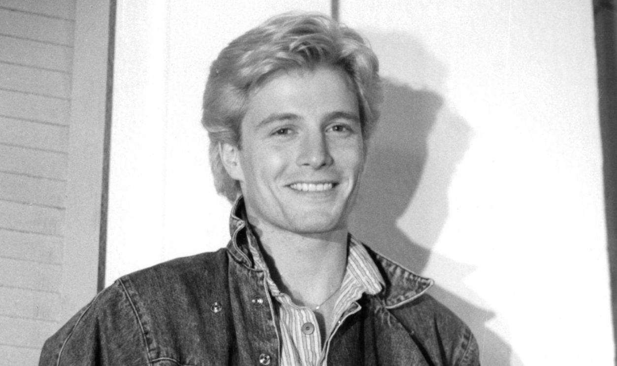 Allan J Kayser publicity portrait for the film 'Night Of The Creeps', 1986. 