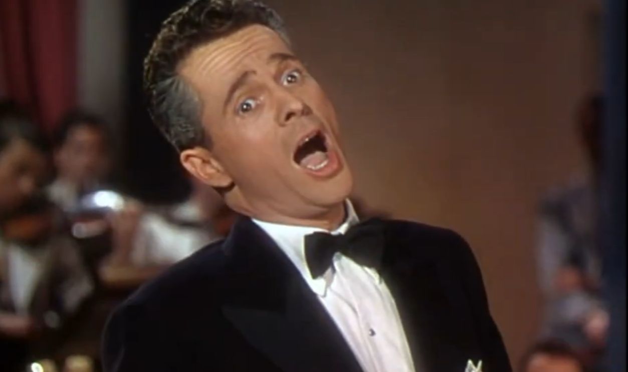 Screenshot from The Jolson Story (1946)