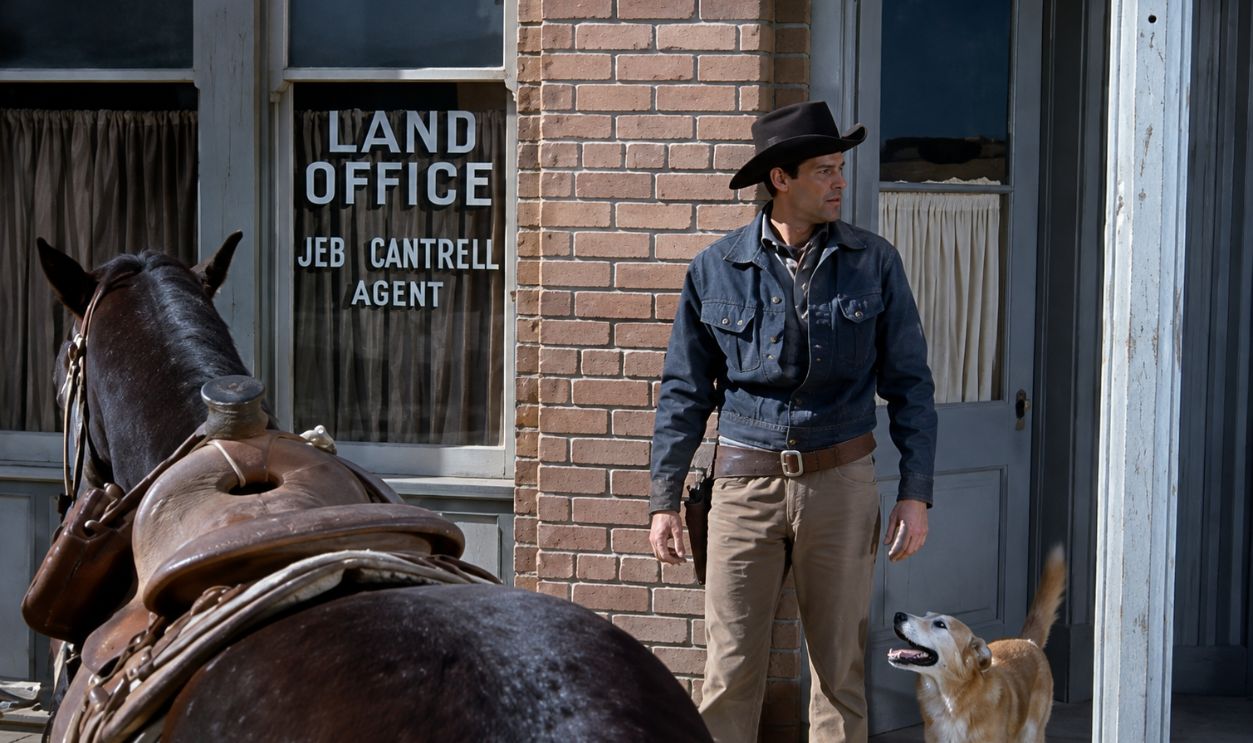  Screenshot from  Reprisal!, Columbia Pictures (1956), Enhanced